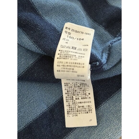 AZUL by Moussy Aztec Knit T-Shirt Sweater Blue Red Geometric Size XL - Picture 7 of 10